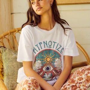 GHANDA graphic tee (vintage look band tee)